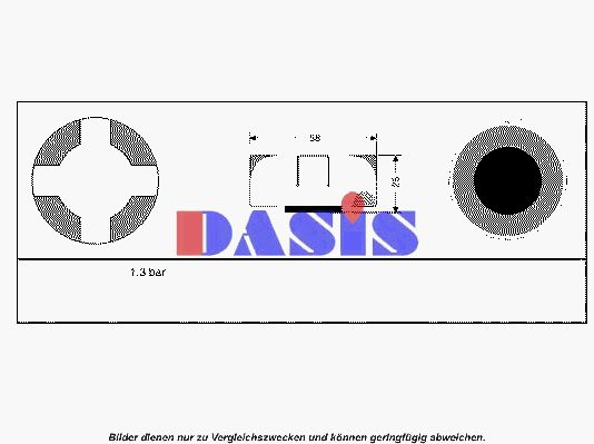 AKS DASIS Korkki, paisuntasäiliö 751651N